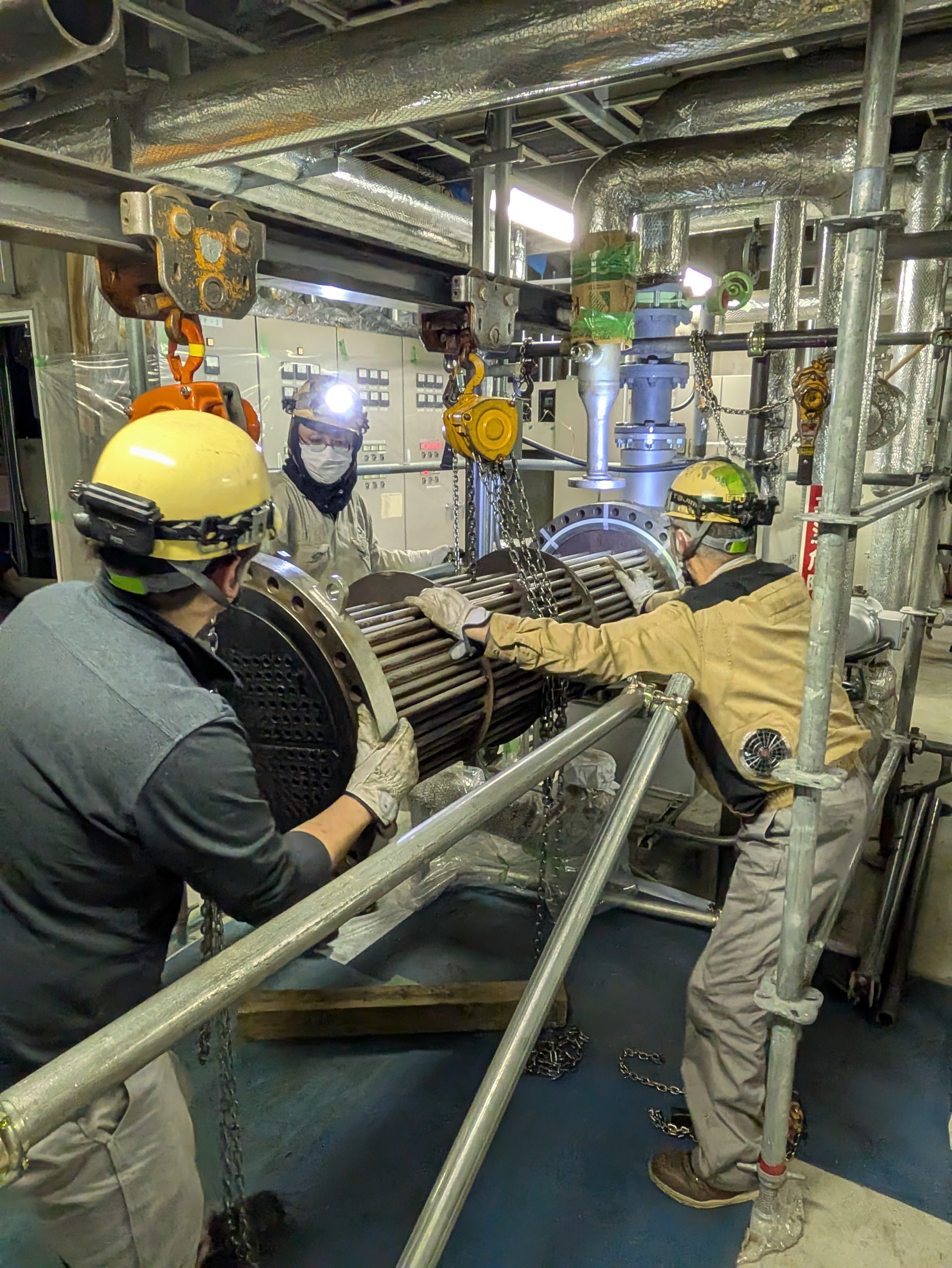 地域冷暖房の施工管理職