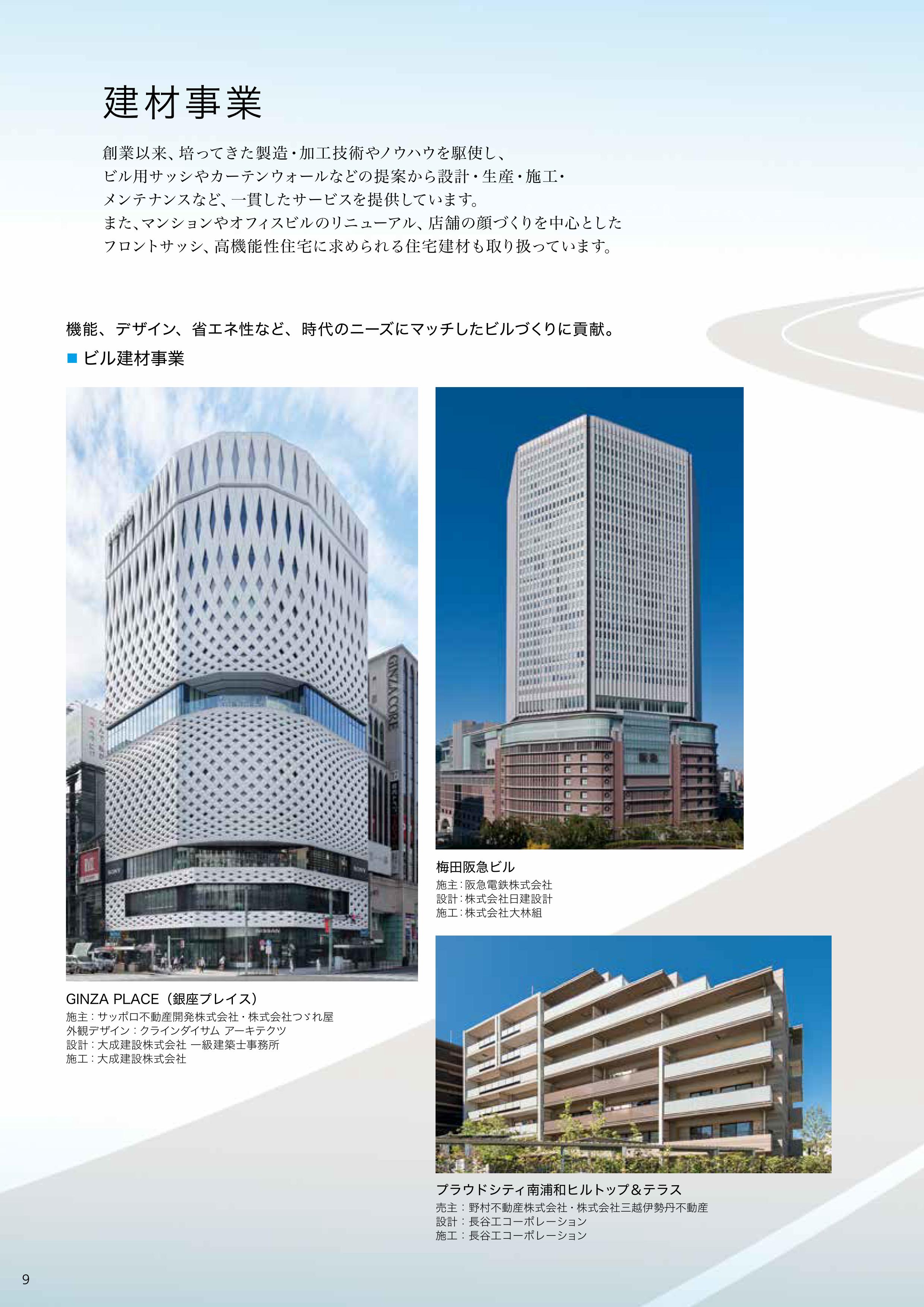 アルミサッシ・アルミカーテンウォール