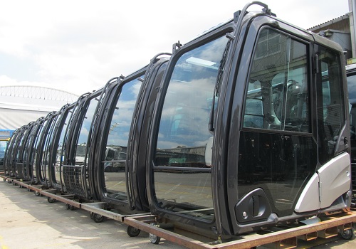 建設機械用運転室「キャブ」